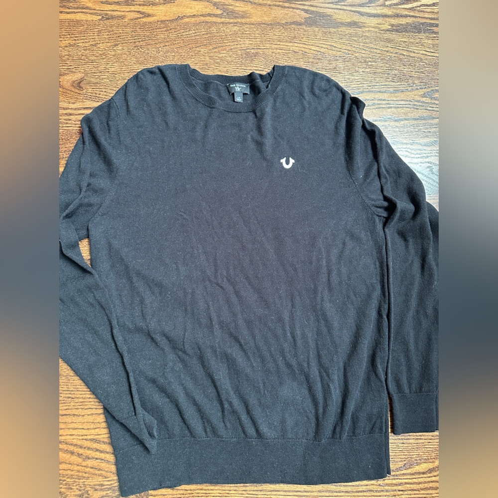True Religion Black Knit Top